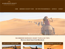Tablet Screenshot of marrakech-select.com